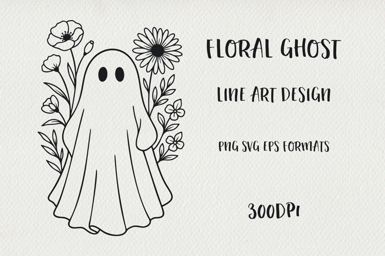 Floral Outline Svg Image 2