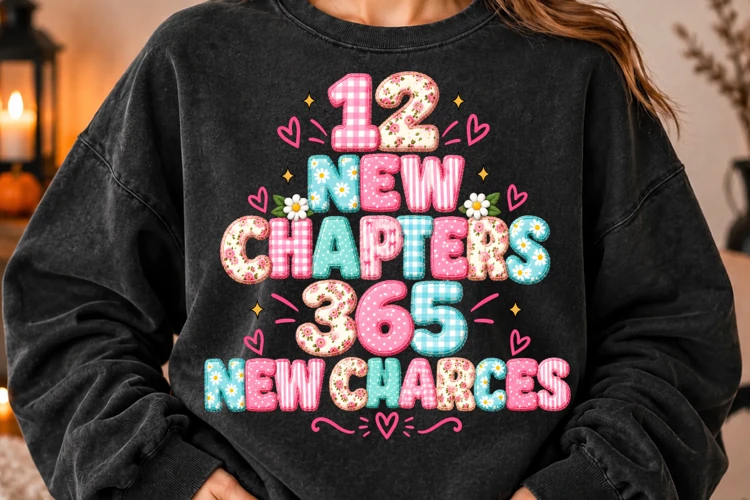 12 New Chapters 365 New Chances PNG,
