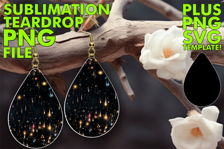 Glittering Cosmos: Star Pattern Luxury Earrings example image 1
