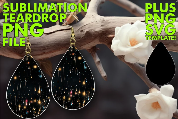 Glittering Cosmos: Star Pattern Luxury Earrings