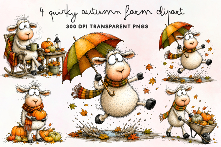 Farmhouse Animals Clipart Image 11