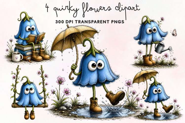 Cute Flowers Clipart Image 7