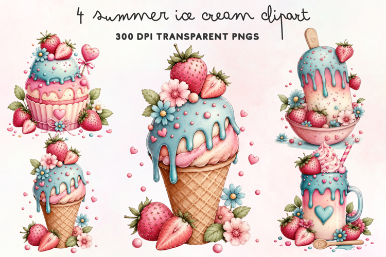 Cute Ice Clipart Image 4
