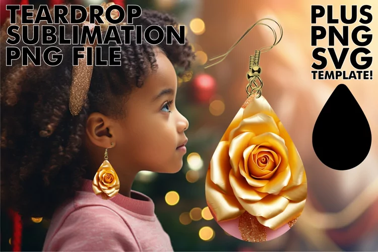 Printable Beauty: 3D Teardrop Earrings