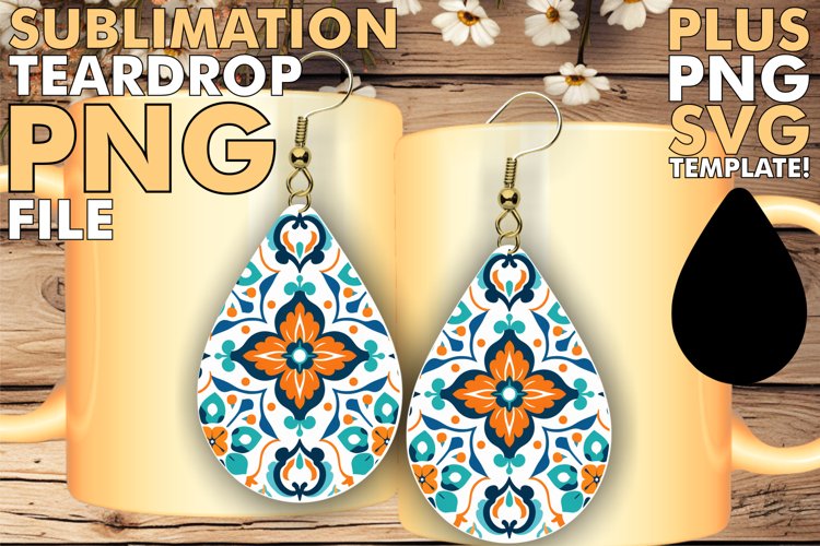 Folk Art Treasures: Azulejo Patterned Earrings