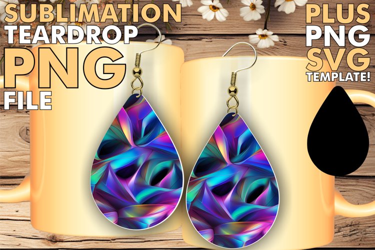 Mesmerizing Colors: Holographic Pattern Sublimation