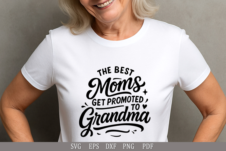 Heartwarming Grandma Quote Mothers Day Shirt Design SVG PNG