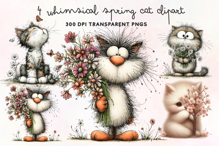 Cute Cat Clipart  Image 4