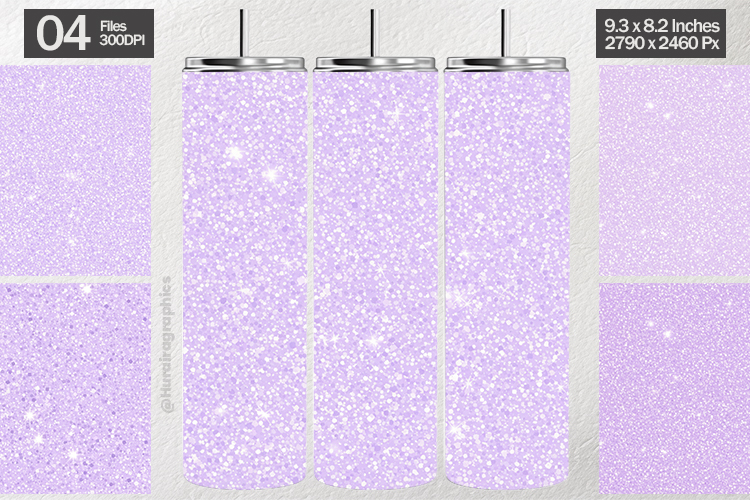Lavender Sparkle Tumbler Wrap| Tumbler Sublimation