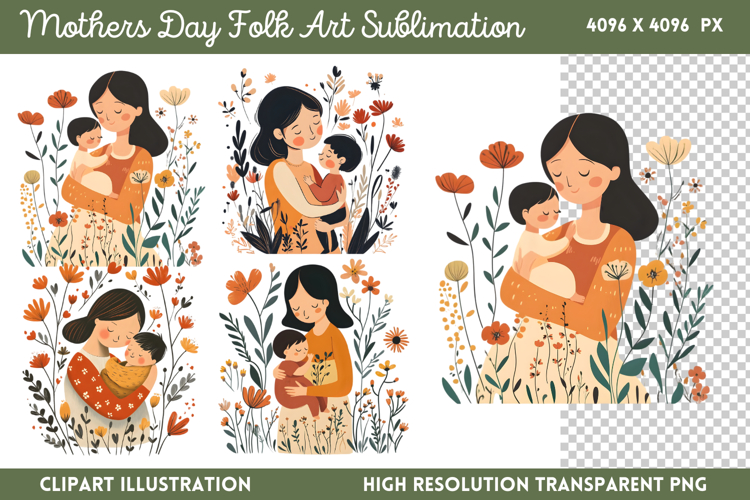 Mother's Day Sublimation Designs Image 13