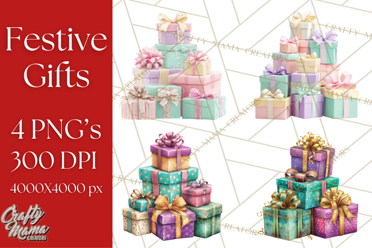 Christmas Gifts Png Image 10
