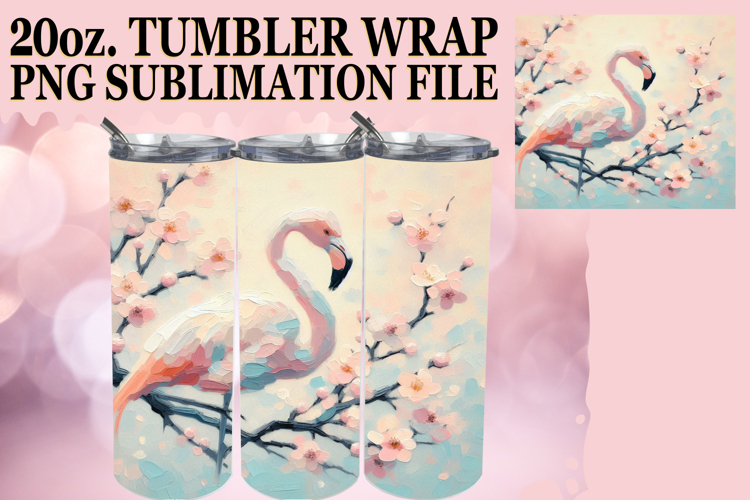 Blissful travels 20oz tumbler wrap, Birds