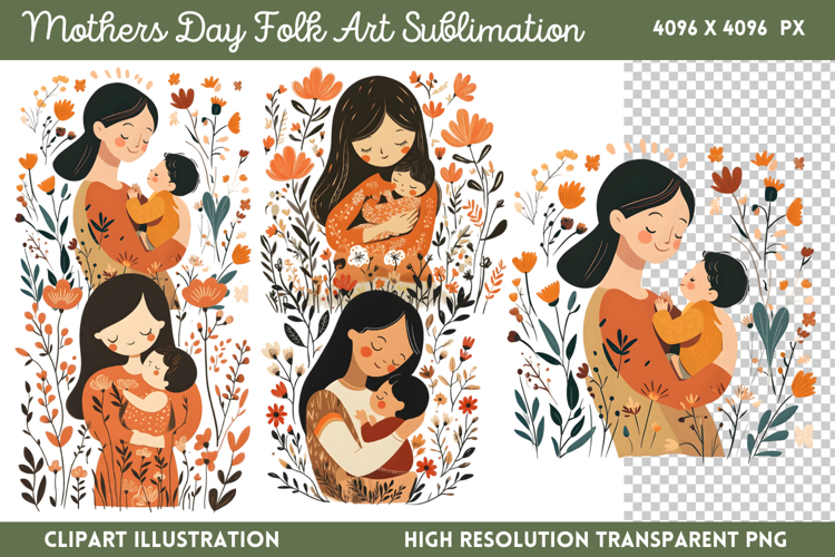 Mother's Day Sublimation Designs Image 9
