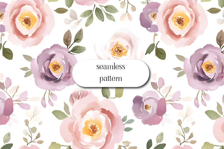 Floral Seamless Pattern Image 17