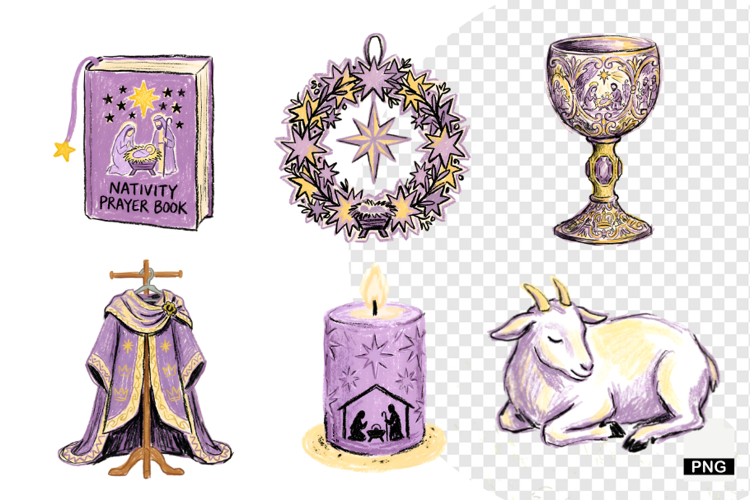 Christian Christmas Clipart