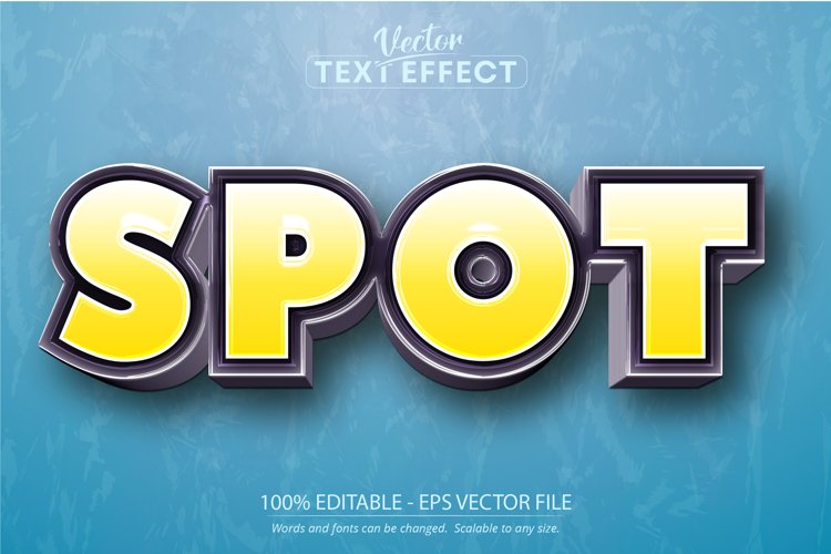Kids text effect, editable game and cartoon text style