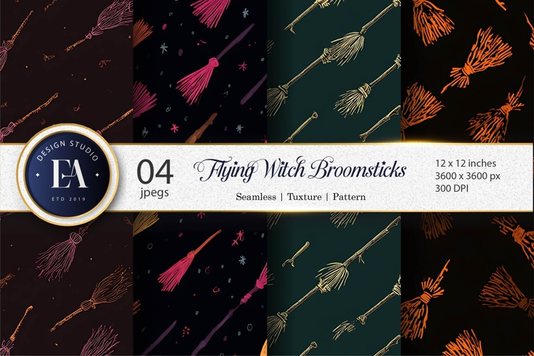 Witch Broom Clipart Image 8