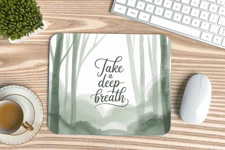 Inspirational Quotes Mouse Pad, Motivational PNG Sublimation