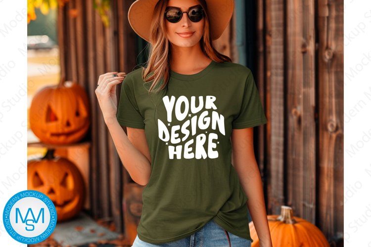 White Tshirt Mockup Image 15