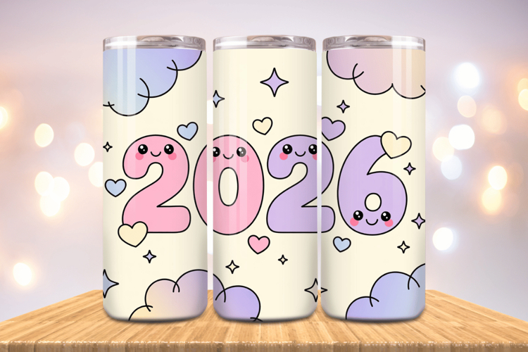 20 Oz Sublimation Tumbler Wrap Image 6