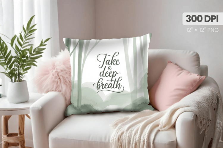 Inspirational Quotes Pillow PNG Motivational PNG Sublimation