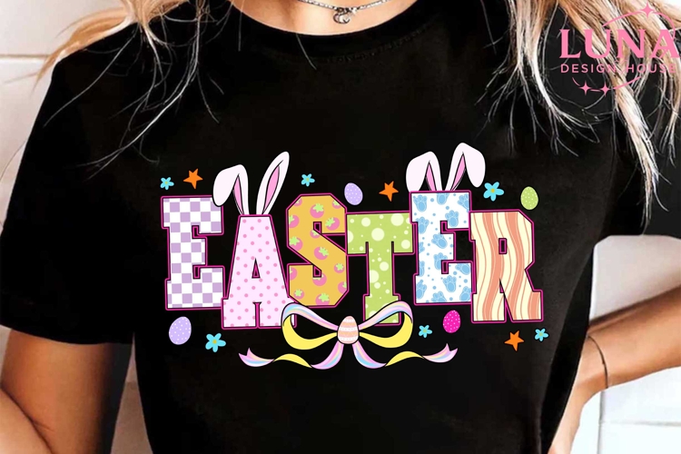 Happy Easter Png, Easter Bunny Png, Coquette Egg png