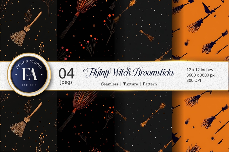 Witch Broom Clipart Image 4