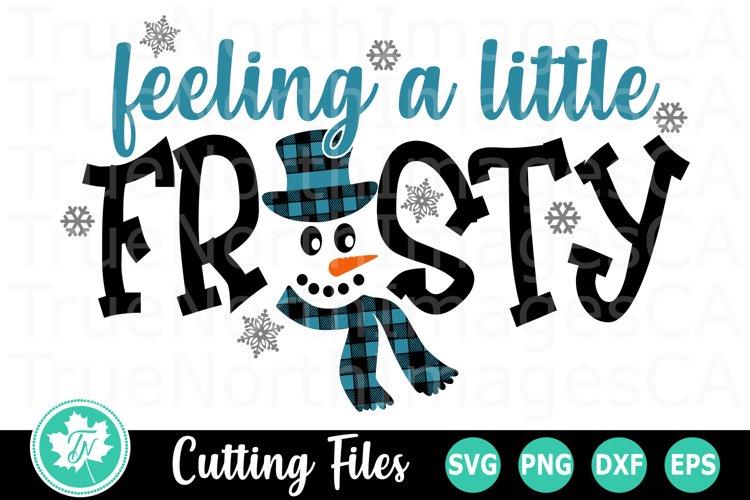 Feeling a Little Frosty - A Christmas SVG Cut File example image 1