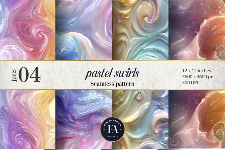 Pastel Smoke Swirl Pattern | Dreamy Abstract Background