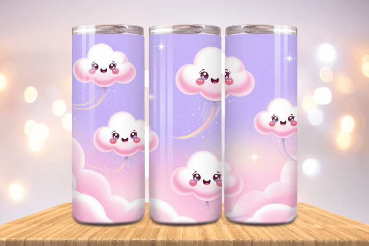 20 Oz Sublimation Tumbler Wrap Image 5
