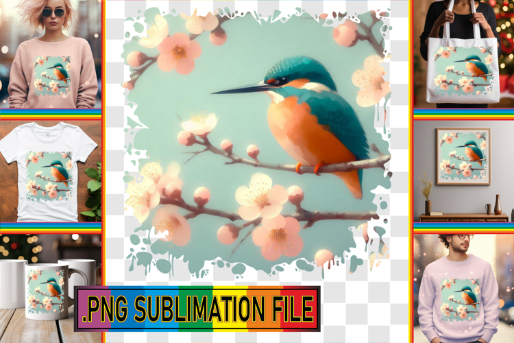 VIBRANT PNG Sublimation Gifts, Birds