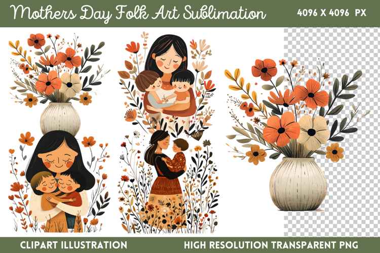 Mother's Day Sublimation Designs Image 11