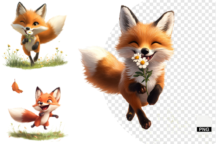 Autumn Fox Clipart
