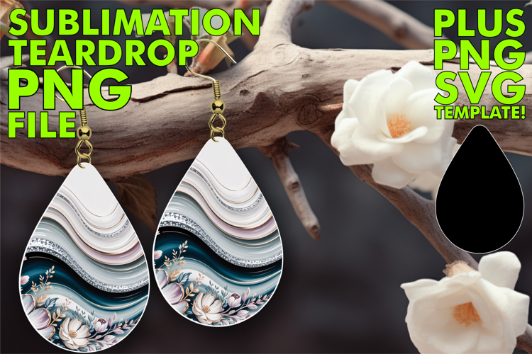 BLISSFUL Teardrop Earrings Design, Pattern