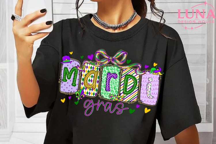 Brushstroke Mardi Gras PNG, Fleur De Lis Coquette PNG