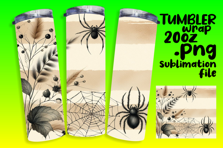 Eye-Catching 20oz Tumbler Wrap , Halloween