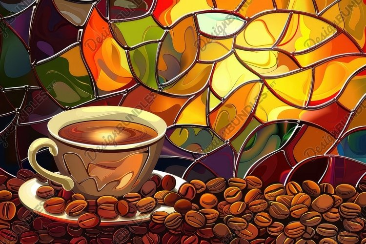 Stained Glass Texture Image 11