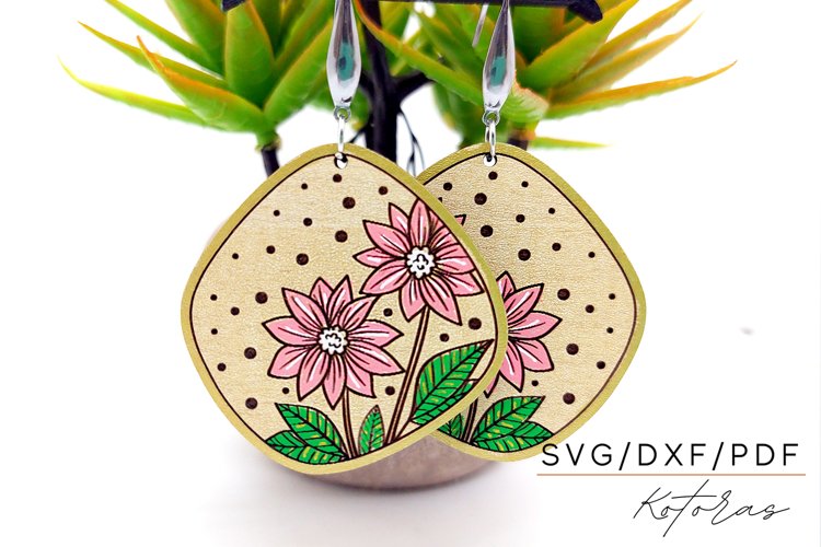 Glowforge Earrings Image 13