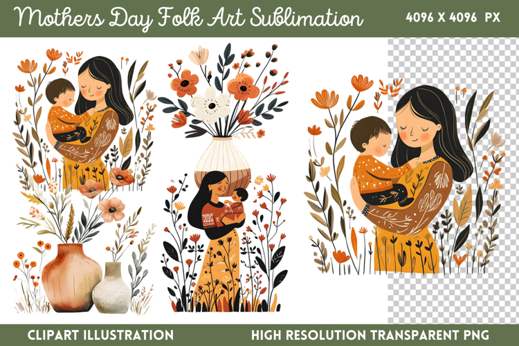 Mother's Day Sublimation Designs Image 8