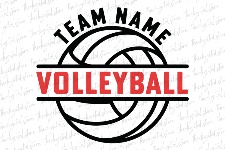 Team Name Volleyball SVG | SVG Cut files | Cricut