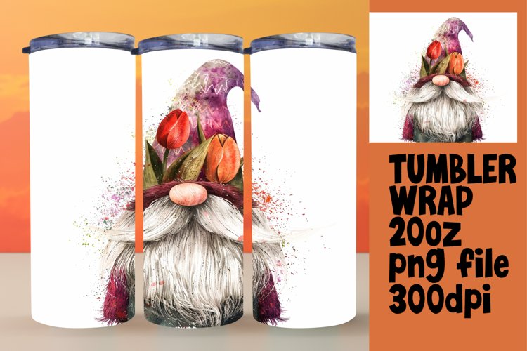 Lively Gnome Springtime Tumbler Collection