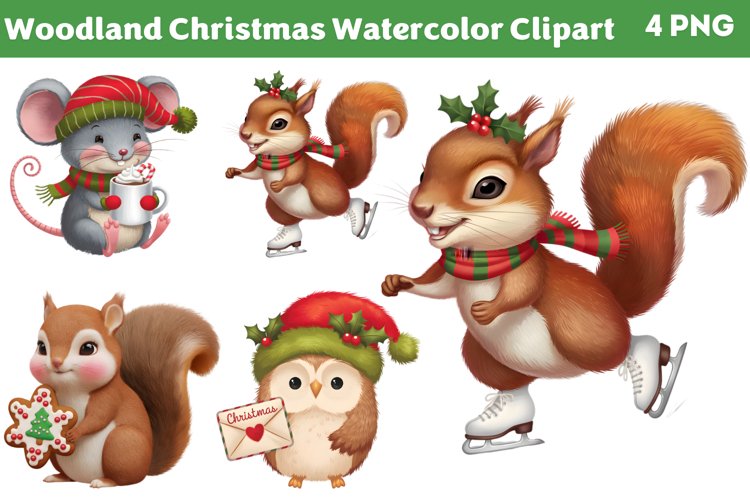 Boho Christmas Clipart Image 16