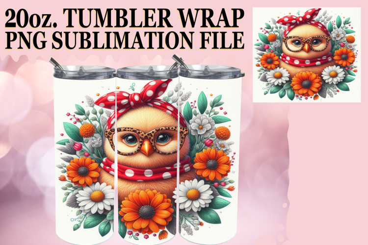 LUMINOUS ADVENTURES 20oz TUMBLER WRAP, Cute Animals