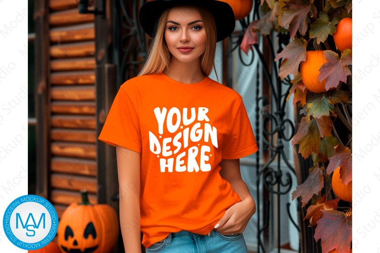 White Tshirt Mockup Image 11