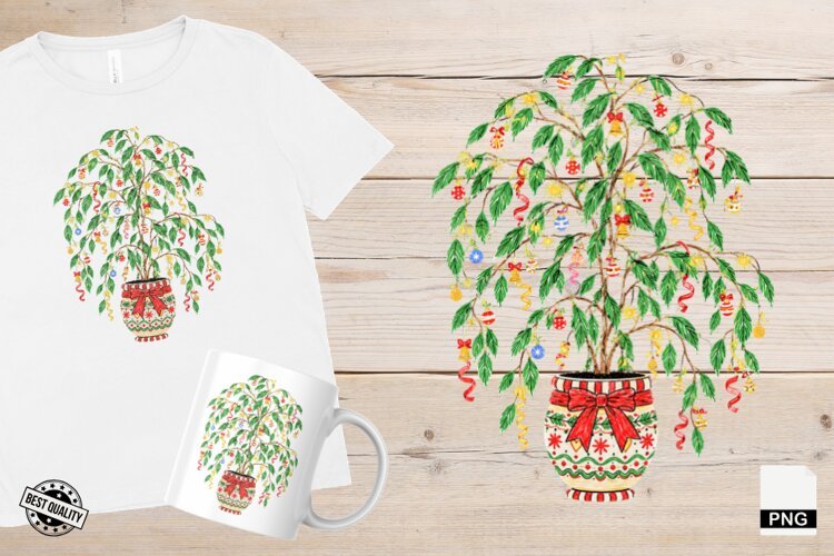 Christmas Houseplants PNG example image 1