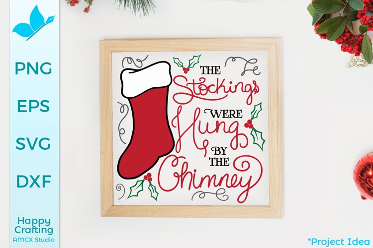 Stocking Were Hung By The Chimney - A Hand Letter Christmas example image 1