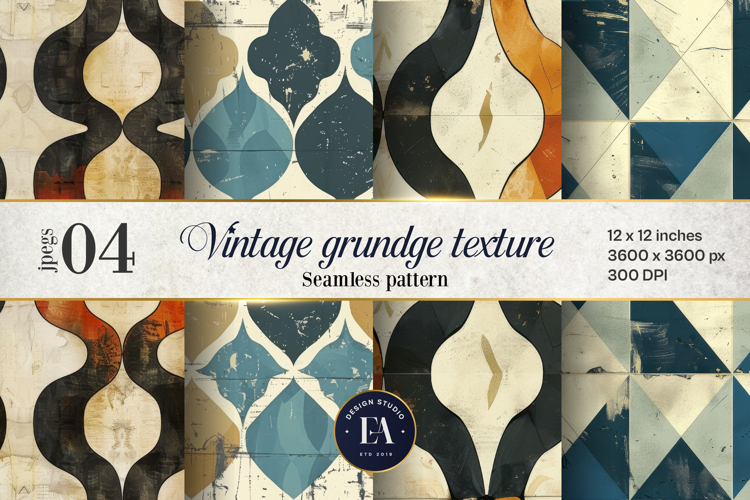 Vintage Damask Digital paper, Luxury Wallpaper pattern