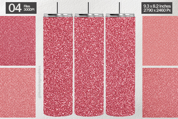 Rose Glitter Tumbler Wrap| Tumbler Sublimation