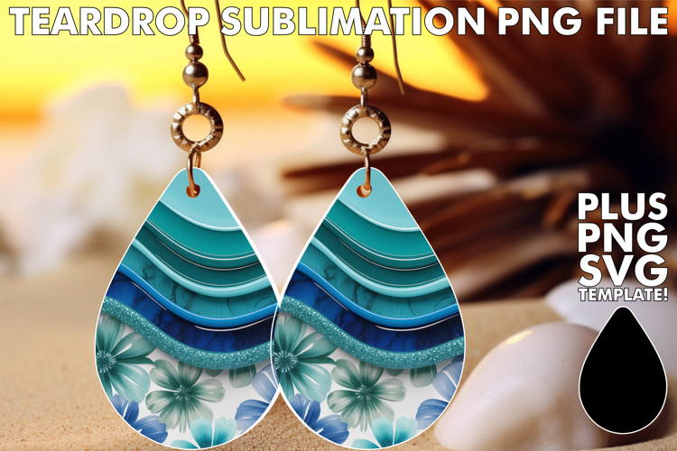 Timeless teardrop EARRINGS Design PNG, Pattern
