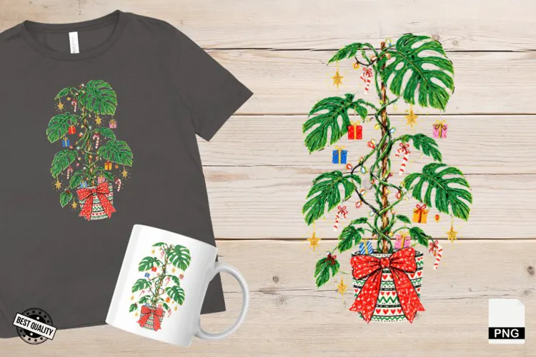 Christmas Houseplants PNG